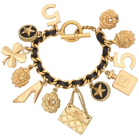 chanel charm bracelet vintage|Chanel inspired charms for bracelets.